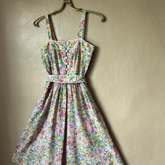 Lanz Original Vintage Sundress with Straps - Picture 3 of 6